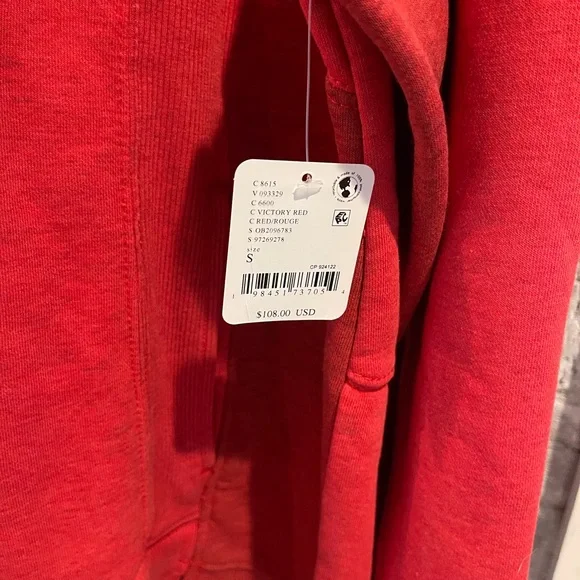 Free People Making It Pullover NWT Victory Red - Picture 7 of 7